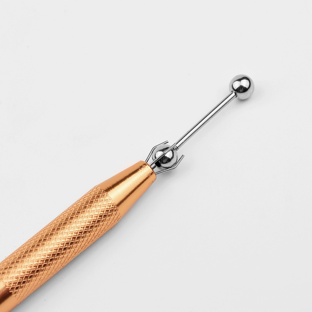 1 Piece Quantity Gold Stainless Steel 4-jaw Punching Convenient Puncture Tool