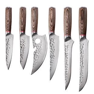 Professional slaughter meat cleaver manual forging bone peeling knife bone knife chef stainless steel Longquan cross-border wholesale