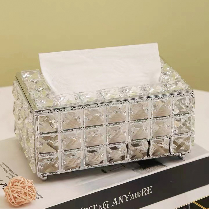 Amazon Hot Sale Crystal Pencil Round Desktop Creativity Cosmetic Brush Holder Inventario Cosmetic Brush Holder