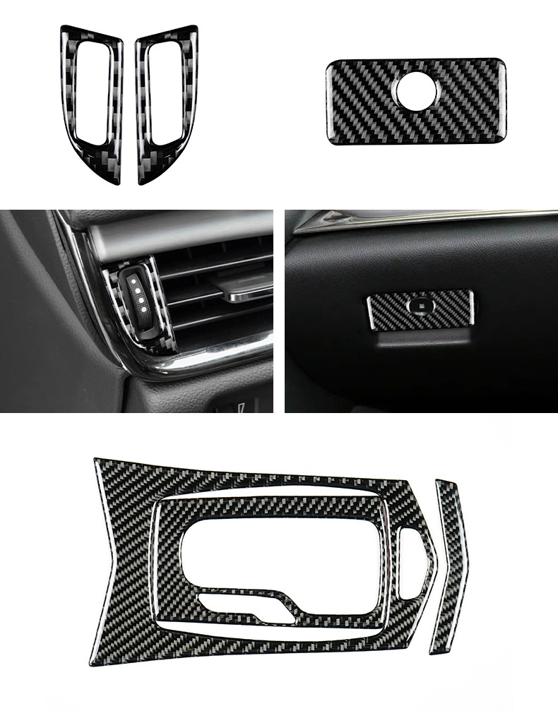 Suitable for Cadillac Ats 13-19 Models Carbon Fiber Resin Car Interior Modification Decorative Film