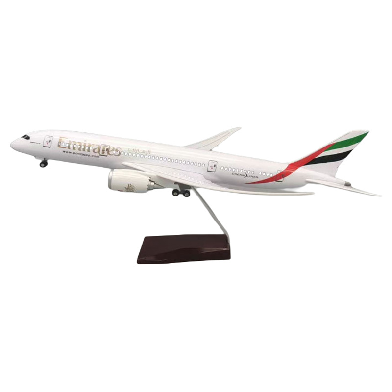 Emirates Scale 1:160 46cm A380 Emirates Modelo de avión de simulación ligera