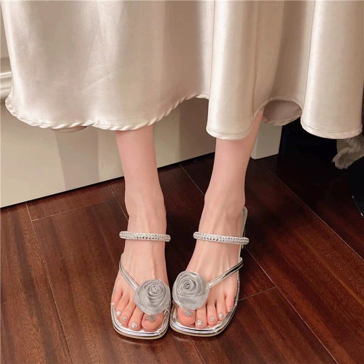 Женские летние туфли-лодочки на высоком каблуке с квадратным носком, на толстом каблуке с камнями, с юбками, красивые женские босоножки на высоком каблуке.