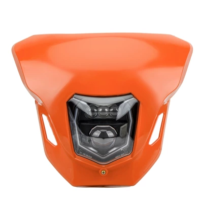 Off-Road Motorcycle Headlight Assembly Motorcycle headlights, headlights - orange