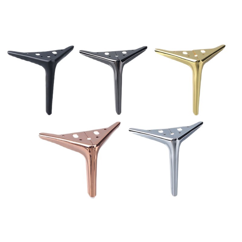 Sofa feet tea table three-pointed feet TV cabinets bathroom cabinets feet bedside tables feet metal legs support furniture feet 5