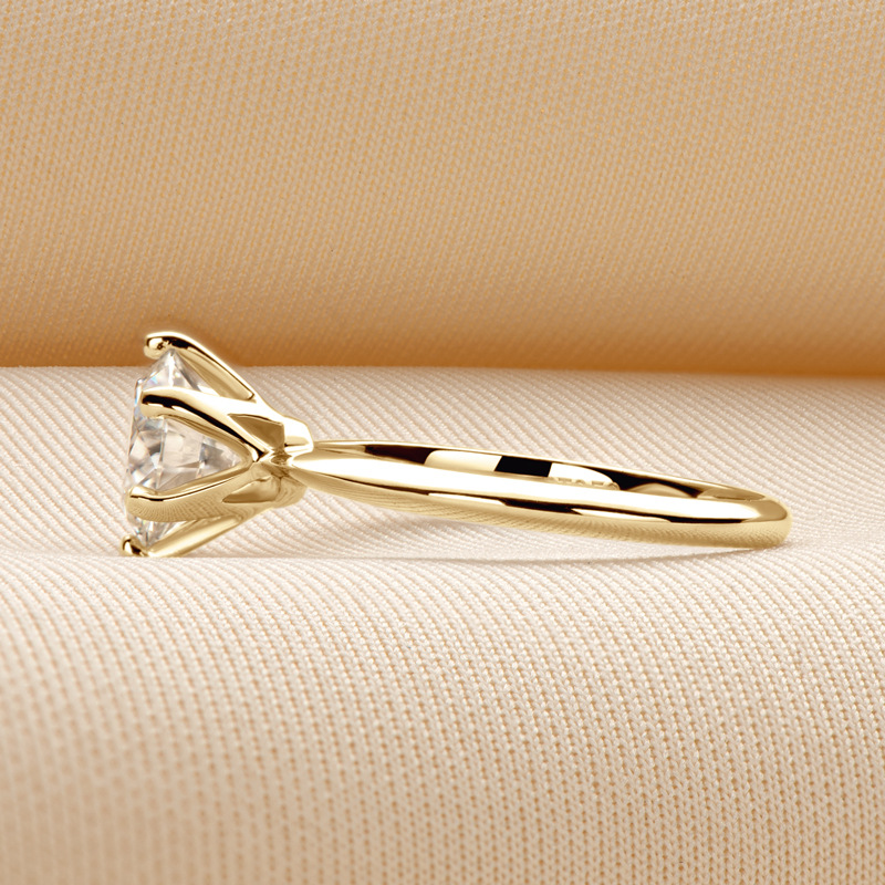 925 Sterling Silver Moissanite High Carbon Diamond Geometric Rings Moissanite Rings display picture 6