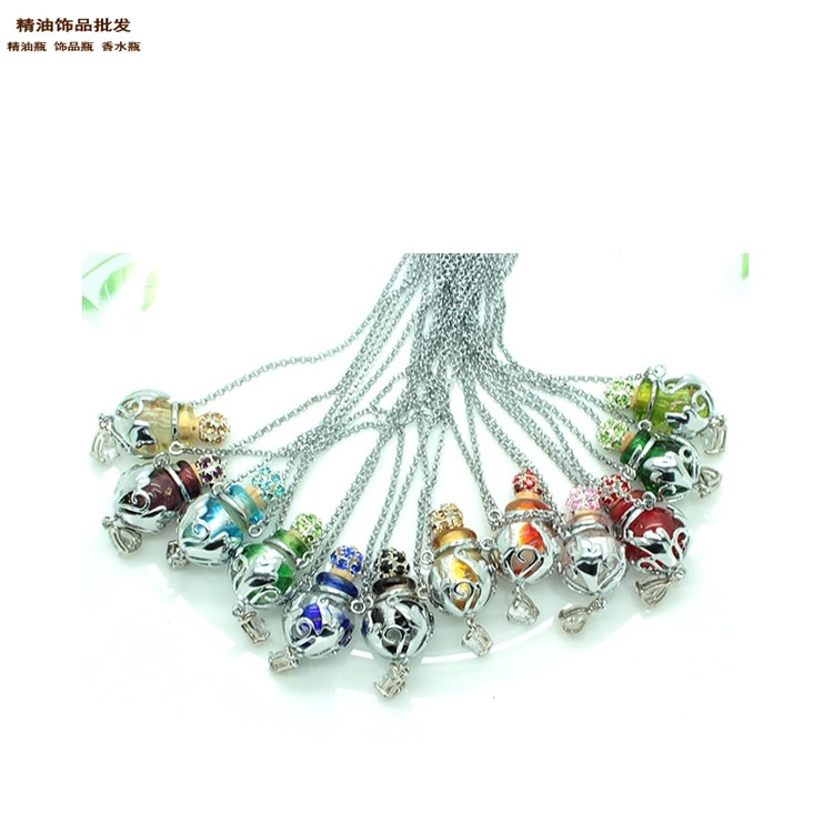 精油饰品网幻彩翠绿瓶流星花园项链吊坠9.jpg