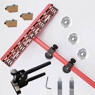 Four-Wheel Push Knife T-Shaped Tile Push Knife Heavy-Duty Powerful Pliers Large Brick Rock Slab Full-Body Brick Full-Tile Floor Tile Push-Pull Knife