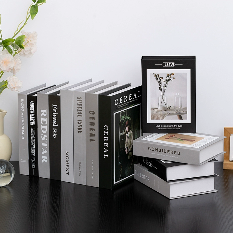 Скандинавский простой стиль фальшивой книги модель Studycop магазин имитационная книжка гостиная офис книжный шкаф креативное оформление книжная лента
