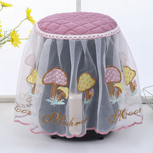 Air Fryer Dust Cover Cloth Lace Embroidered Dust Cover Fabric Kitchen Household Appliances Cover Towel Cover