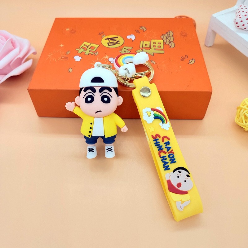 クロスボーダーかわいいクレヨンしんちゃんキーホルダー漫画人形クレヨンしんちゃんペンダントペンダント車の小さなギフト卸売|undefined
