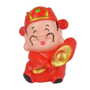 Plastic Lucky Cake Decorative Ornaments Ingot