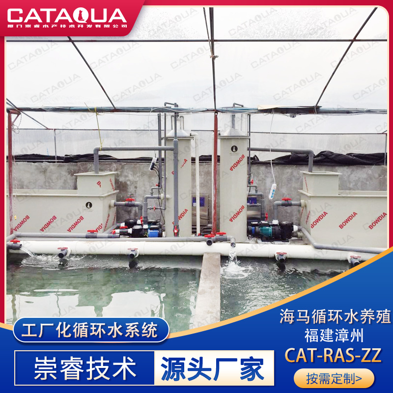崇睿技术漳州海马循环水养殖项目工厂化循环水处理设备水处理系统