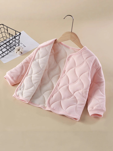 Children's outerwear three-layer school uniform magic for girls and boys, cotton coats, inner cotton lined coats, double cotton lined, medium and large children, warmkeeping