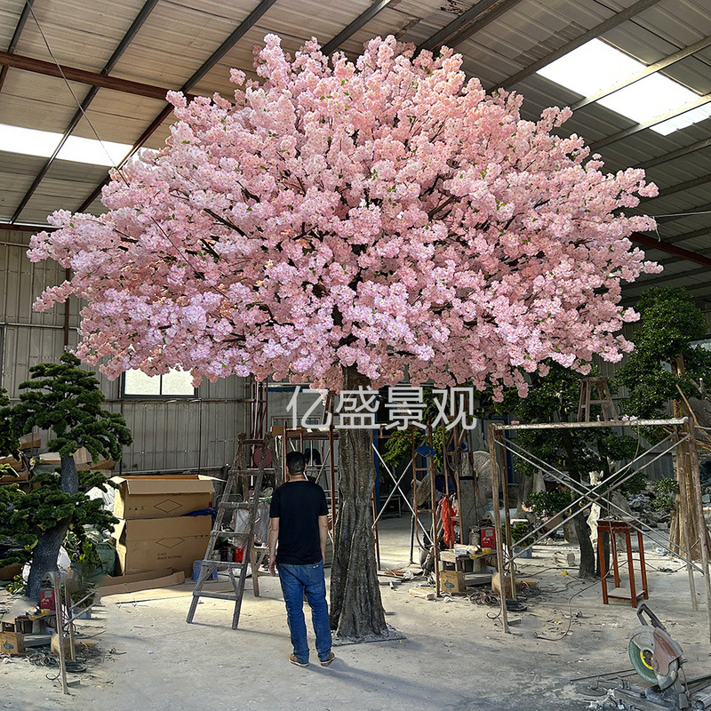 模擬桜の木屋内結婚式ホテル結婚式レストラン人工ガラス繊維強化プラスチック桜の木バイオニック桜の木|undefined