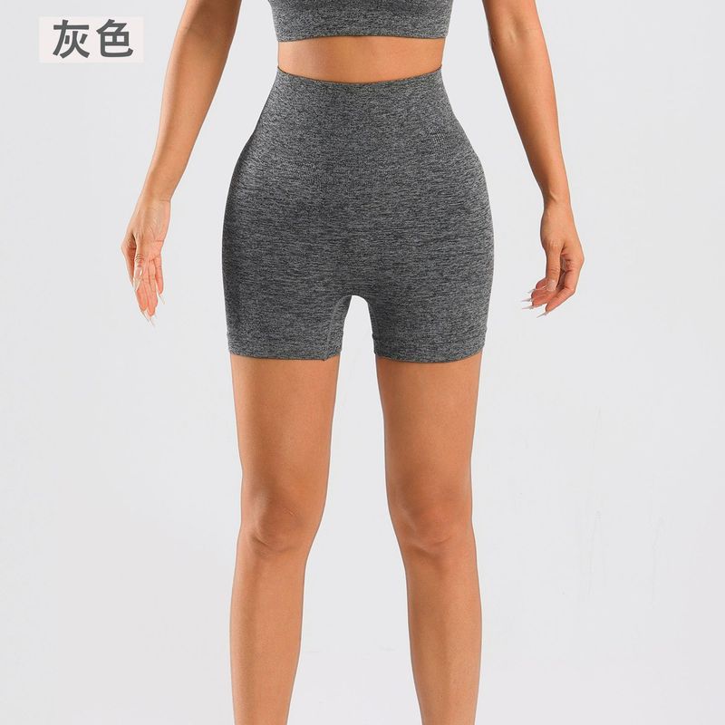 Yingjia 恥ずかしくないライン無地ヨガウェアハイウエスト速乾ヒップアップパンツ半袖スリングヨガベスト BRA|undefined