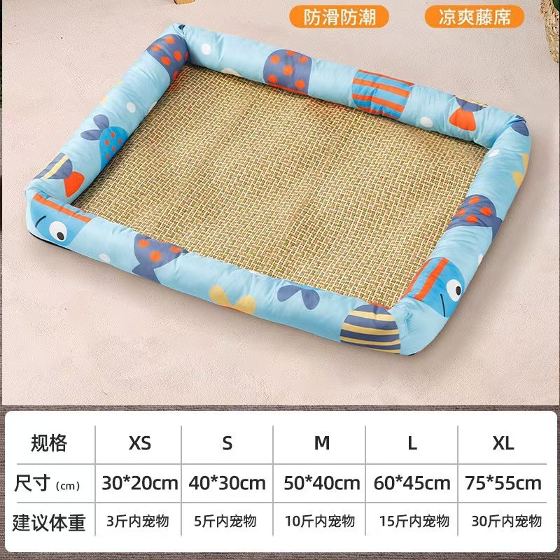 Almohadilla para mascotas Almohadilla para gatos y perros Almohadilla para jaula para perros Almohadilla para rejilla de amor cuadrado empalmado Almohadilla para pies antideslizante y antitarjeta