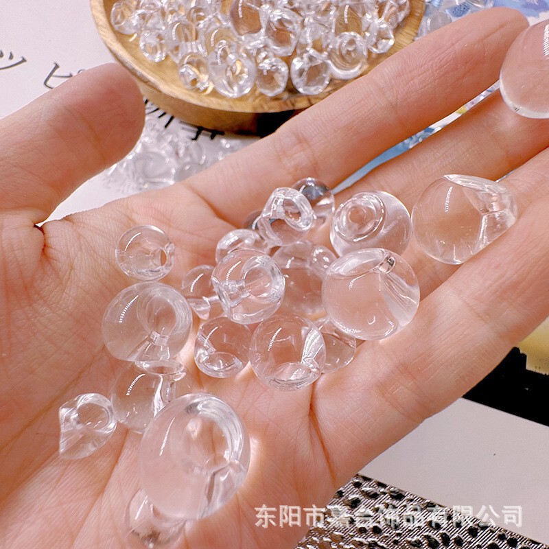 DIY Button Clothing Accessories Transparent Side-Hole Beads Cheongsam Beads Chinese Style Buttons Hanfu Disc Buttons Round Beads Loose Beads DIY Button Clothing Accessories Transparent Side-Hole Beads Cheongsam Beads Chinese Style Buttons Hanfu Disc Buttons Round Beads Loose Beads