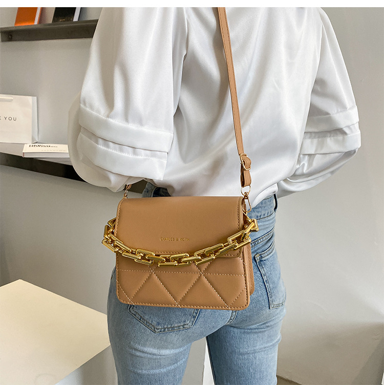 255g Weight Synthetic Leather Lining Material Magnetic Buckle Closure Type Single Shoulder Strap Strap Type Square Bag Bags Type Pu Leather Material Solid Color Pattern Streetwear Style Square Shape Khaki, White, Red, Black Color Small Size Small Pu Leather Streetwear Square Bag 8