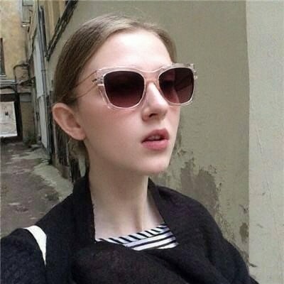 新款时尚猫眼墨镜高级感女潮流个性显瘦街拍防晒太阳镜|undefined