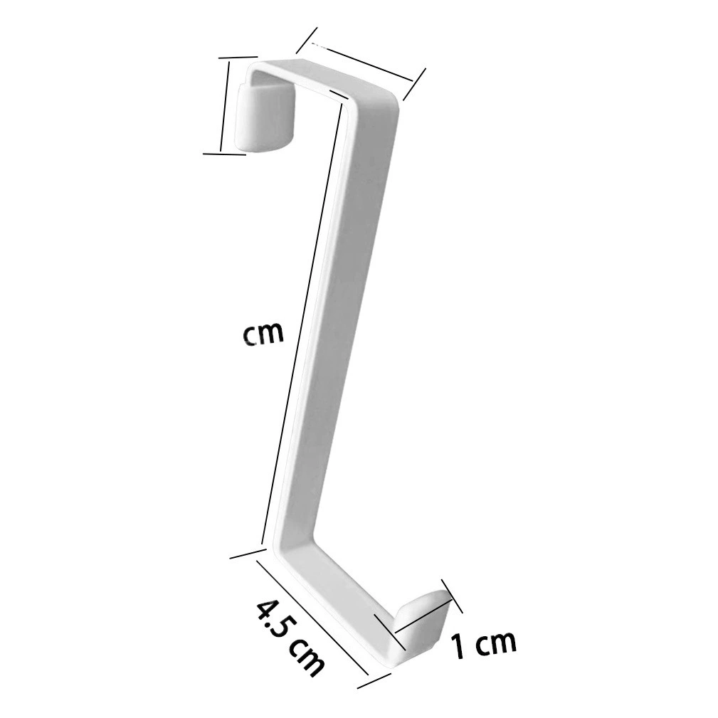 Трансграничный крючок для гардероба без гвоздей Z-образный металлический крючок для задней двери, простой двуглавый защитный железный плоский крючок двойного назначения