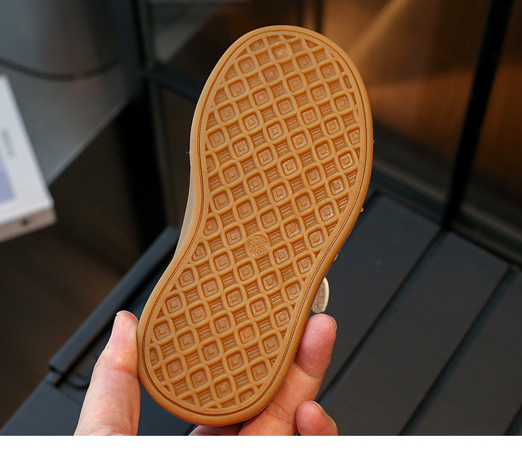 Children's Forrest Gump Shoes 2023 Autumn and Winter New Girls' Waffle Shoes Campus Boys' Moral Training Shoes_voghion.com