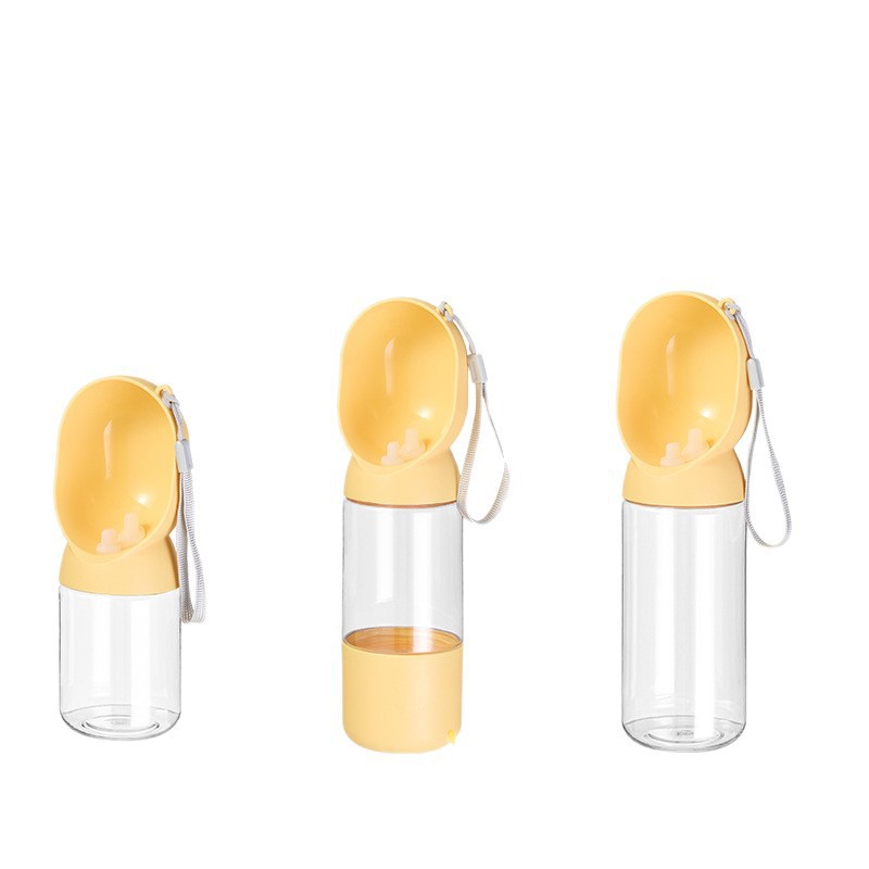 Taza de agua para perros, bebida portátil de agua para perros, taza de acompañamiento para mascotas, agua potable para perros al aire libre, alimentación de agua