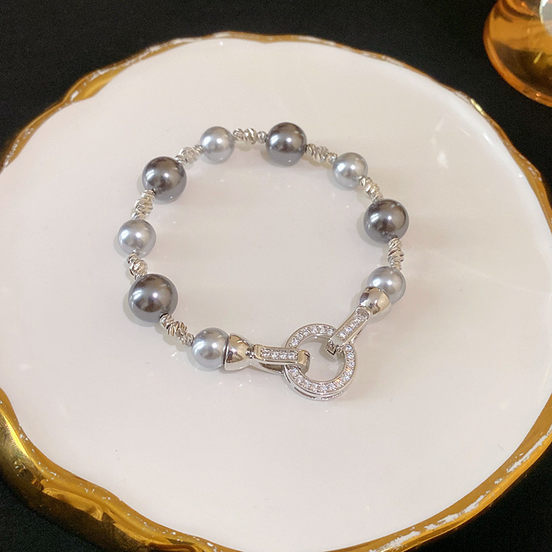 Zircon pulsera de geometría lujosa pulsera de alta sensación transfronteriza flash universal joyería de mano mujer fábrica de libros rojos al por mayor