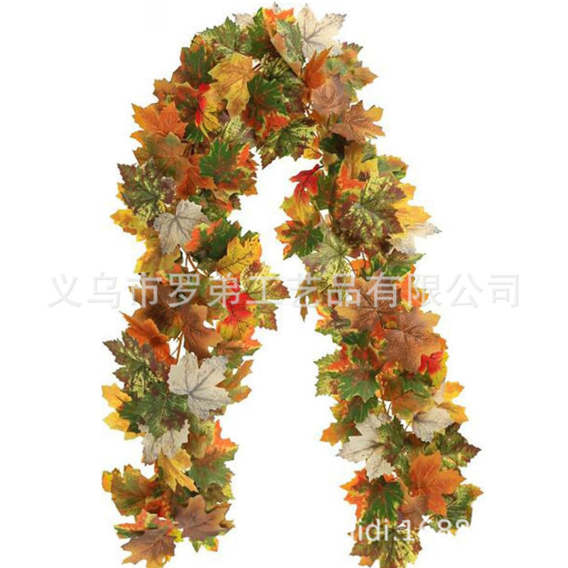 越境新製品アマゾンハロウィン秋の花輪カボチャベリードア吊り収穫祭籐リング感謝祭花輪|undefined