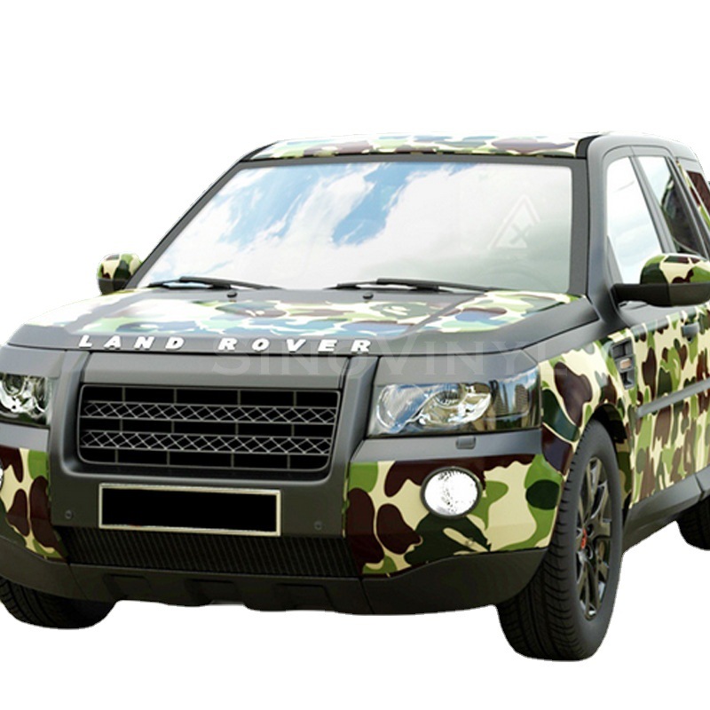 Desierto bosque digital camuflaje color cambiante película cuerpo decoración camuflaje película coche creativo personalizado pegatinas de coche ventas directas