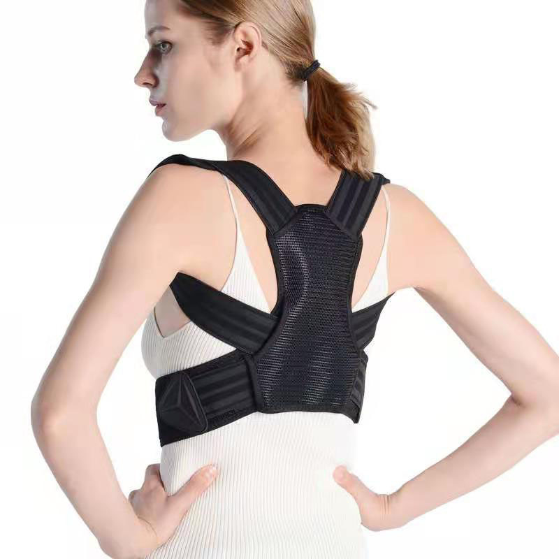 humpback Orthotic belt men and women back adjust Shoulder strap Support bar back Sitting fixed Girdles Correct