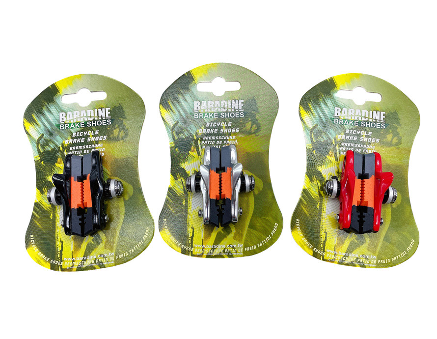 Taiwan BARADINE 470TC3 color brake rubber folding car brake pad/V brake pad road car brake pad