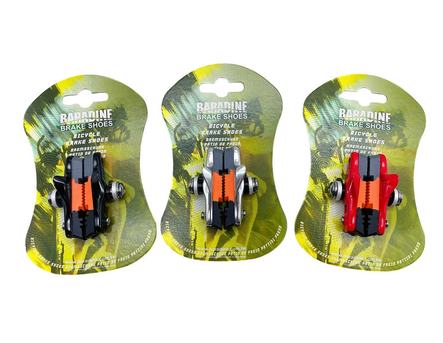 Тайвань BARADINE 470TC3 цветная Тормозная резиновая Складная Автомобильная тормозная колодка/V тормозная колодка дорожная Автомобильная тормозная колодка