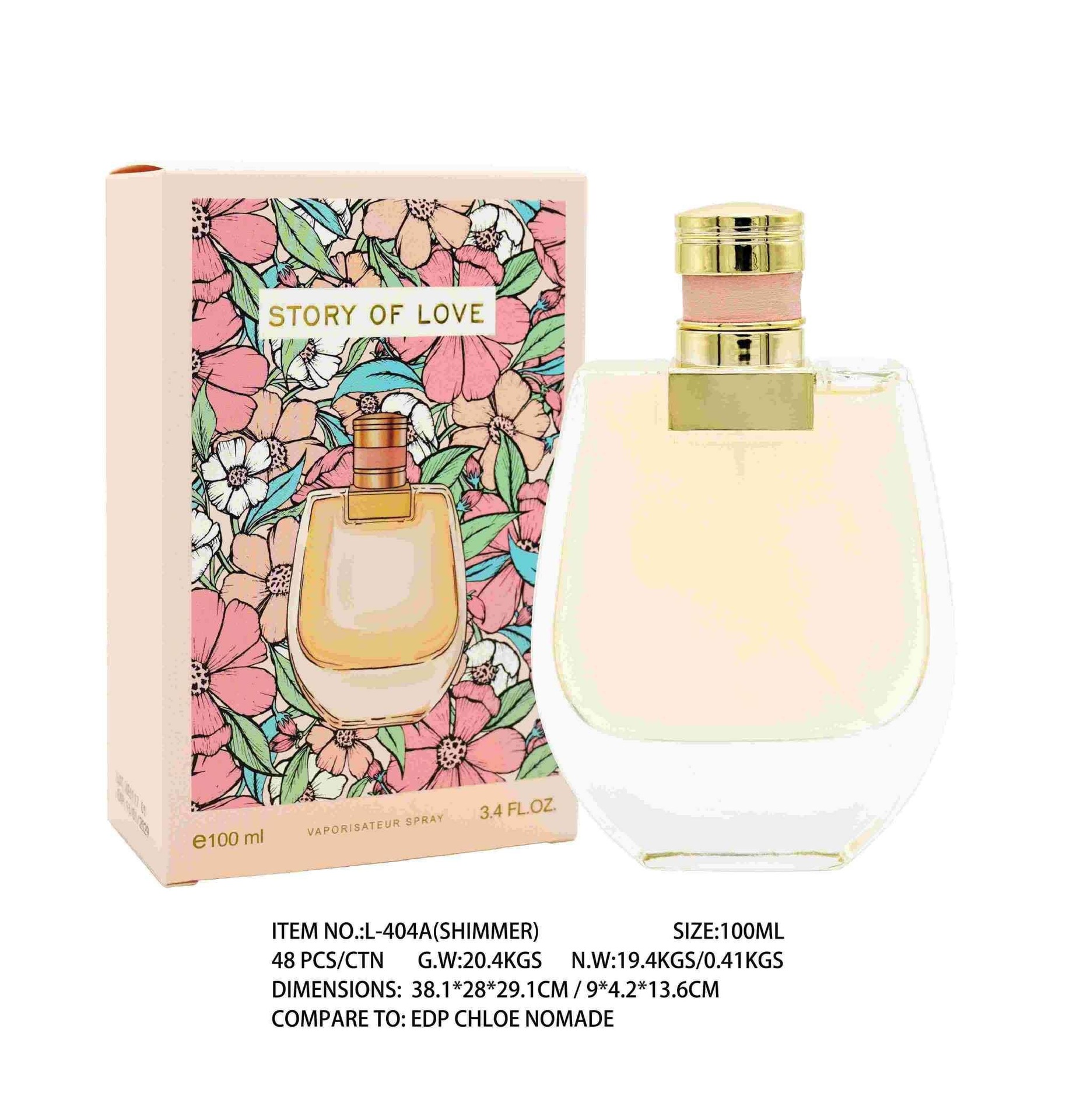 Perfume para mujer de larga duración, fragancia floral, venta al por mayor