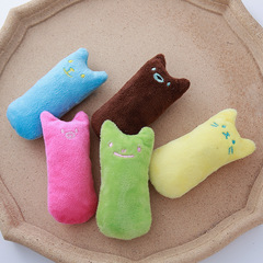 親指表情猫玩具響紙ぬいぐるみ猫草猫ミントペット玩具猫用品