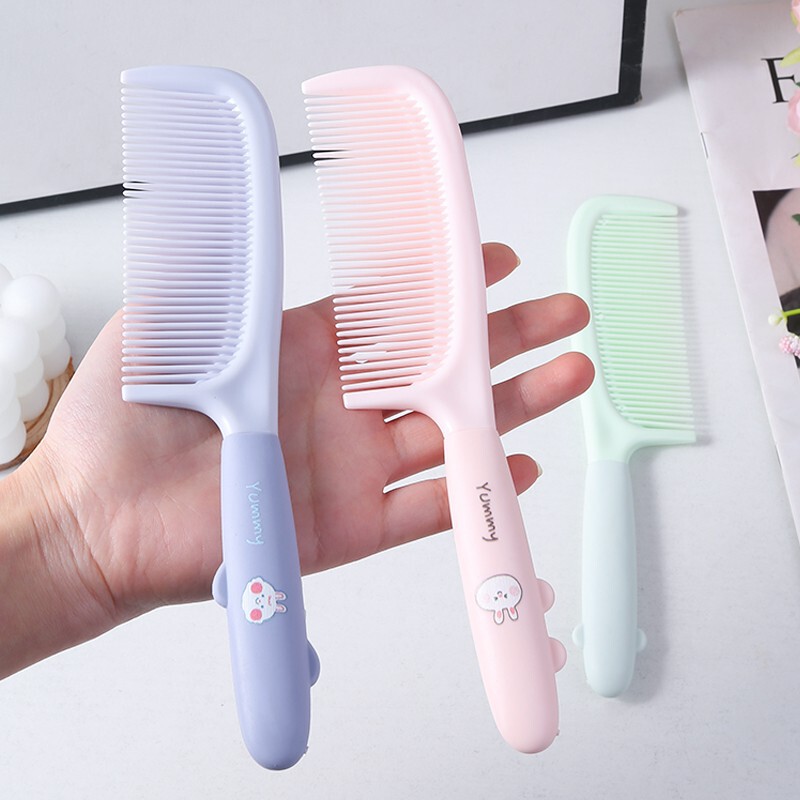 コーム 学生寮コーム 女性専用 ヘアスムージングポニーテールコーム ロングヘア 家庭用 少女・子供用 頭を傷つけない|undefined