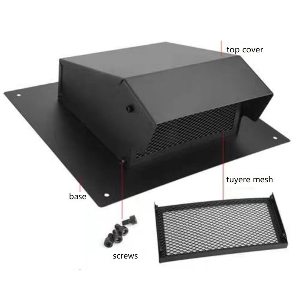 安静的阁楼通风口盖易于安装商业工业建筑通风系统高换气4 "6" 8"