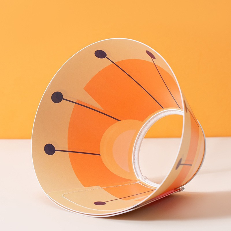 Perro gato completo impreso colorido Elizabeth anillo gato y perro universal anti-lamer rasguño mordida cuello collar suministros para mascotas al por mayor