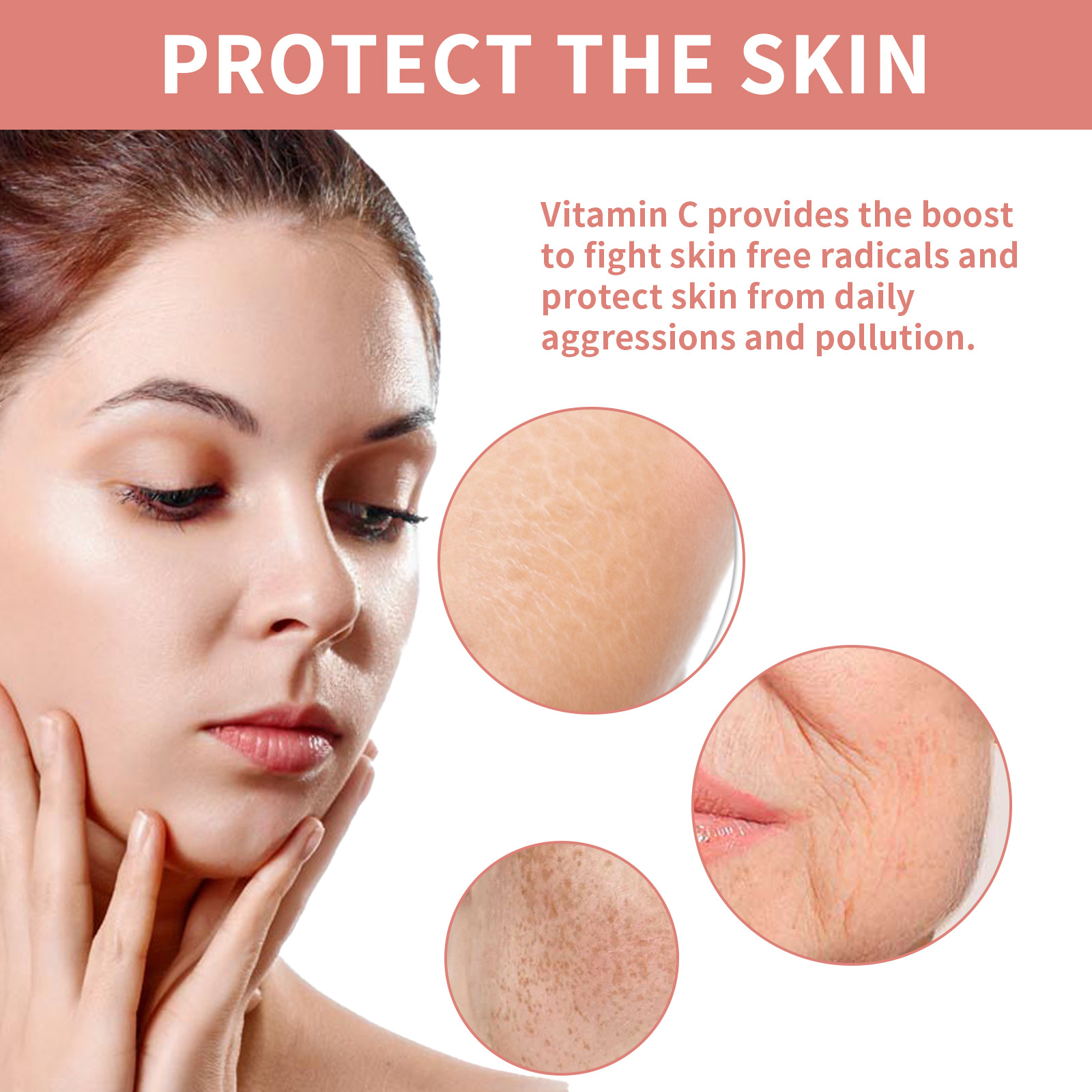 Eelhoe Squalane Vitamin C Rose Feuchtigkeitscreme spendet empfindlicher Haut Feuchtigkeit, hellt feine Linien auf und ist nicht fettig_voghion.com