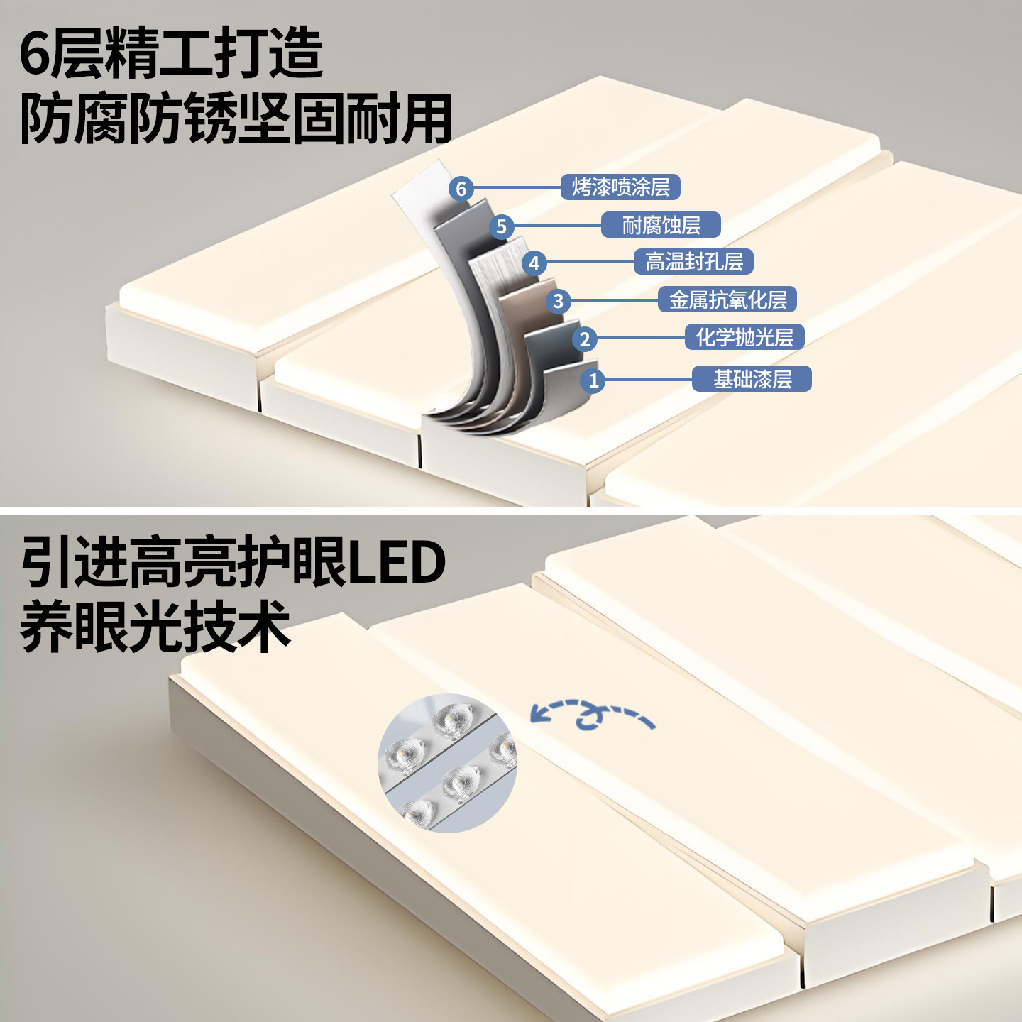 Italiano minimalista sala de estar luz principal 2026 nuevo estilo moderno minimalista atmósfera crema de aire protector de ojos dormitorio luz de techo 703L