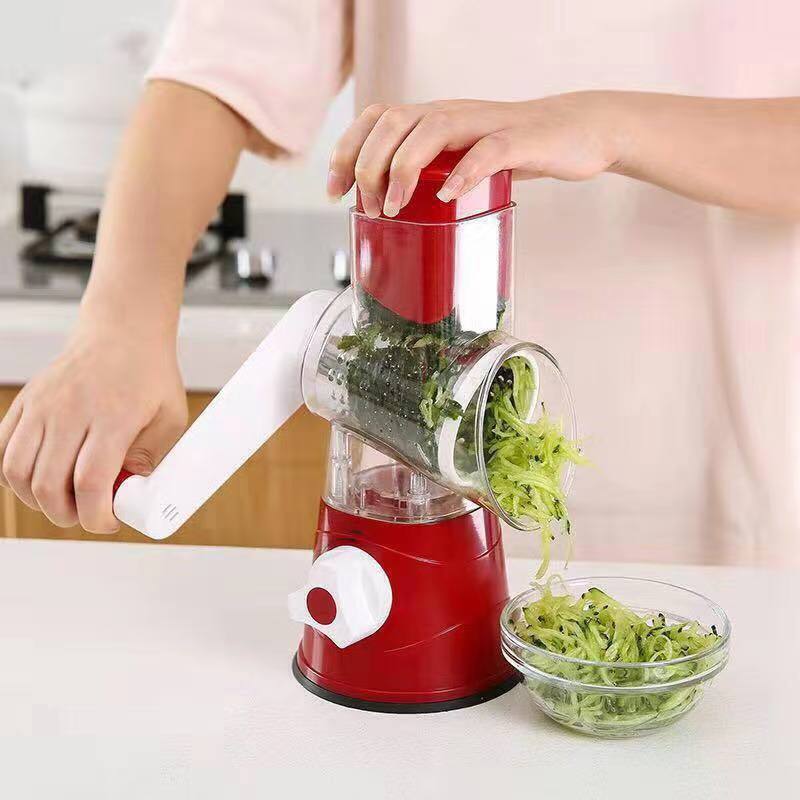 暴風野菜切り神器多機能マッシュポテト糸切り器削り器台所ドラムスライス野菜切り機|undefined