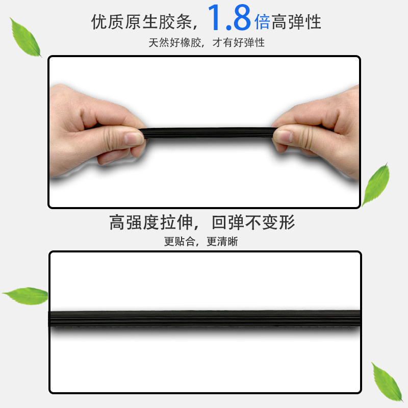Suitable for GAC Trumpchi M6 PRO, this is a genuine, noise-free, frameless wiper blade and rubber strip, specifically designed for the front windshield of the Trumpchi M6 PRO