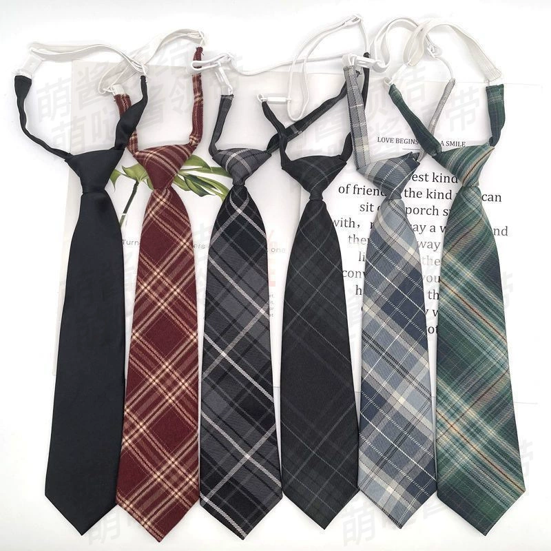 Маленький галстук JK, женский студенческий стиль, ленивая японская униформа, рубашка с галстуком-бабочкой для студентов мужского и женского пола, короткие модные короткие модели без шитья