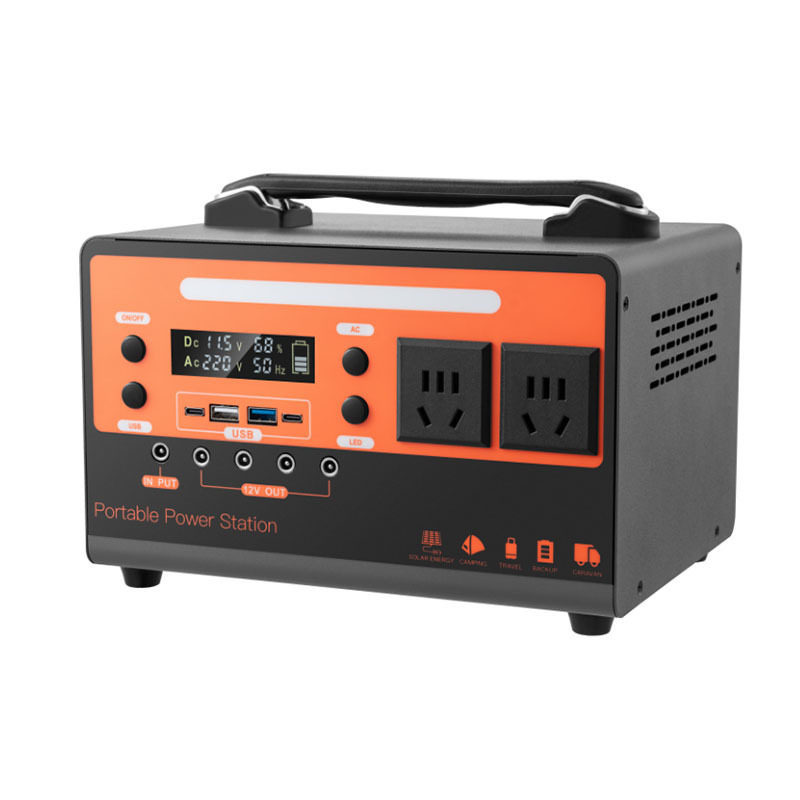 跨境热销 便携户外移动电源600WH600W+100W太阳能折叠板套装|undefined