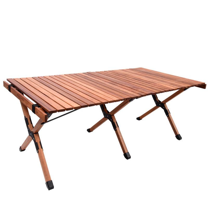 Mountain Guest MOUNTAINHIKER Sapele Omelet Table Barbecue Picnic Camping Solid Wood Self-driving Beach
