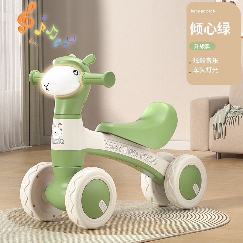 ペダルなしの子供用バランスカー、1～3歳のベビースクーター、子供用スクーター、幼児用スクーター、四輪|undefined