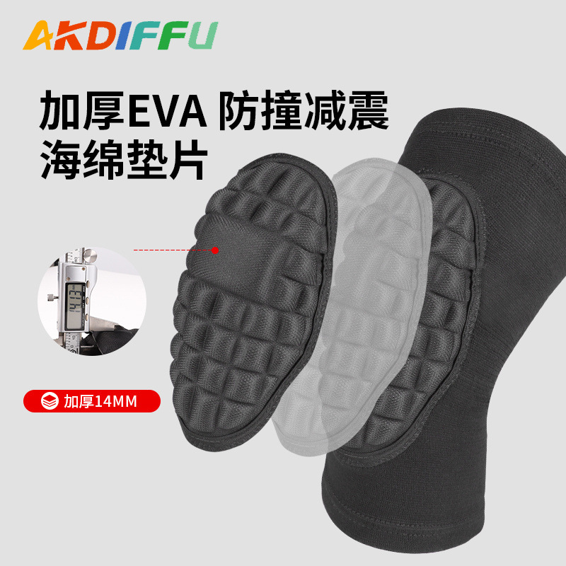 Fabricantes de rodilleras deportivas al por mayor rodilleras deportivas arrodilladas, rodilleras de punto, rodilleras de esponja de punto, cubierta de rodilleras de voleibol anticolisión transpirable