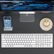 无线2.4G蓝牙办公键盘 超薄键盘适用于笔记本平板电脑CK140B