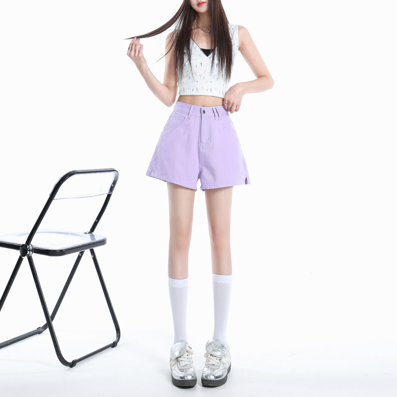 2026 Spring and Summer New Fashion Denim Shorts, Stylish and Versatile, High-Waisted A-Line Shorts That Flatter the Hips, Make You Look Slimmer and Taller 2026 Spring and Summer New Fashion Denim Shorts, Stylish and Versatile, High-Waisted A-Line Shorts That Flatter the Hips, Make You Look Slimmer and Taller