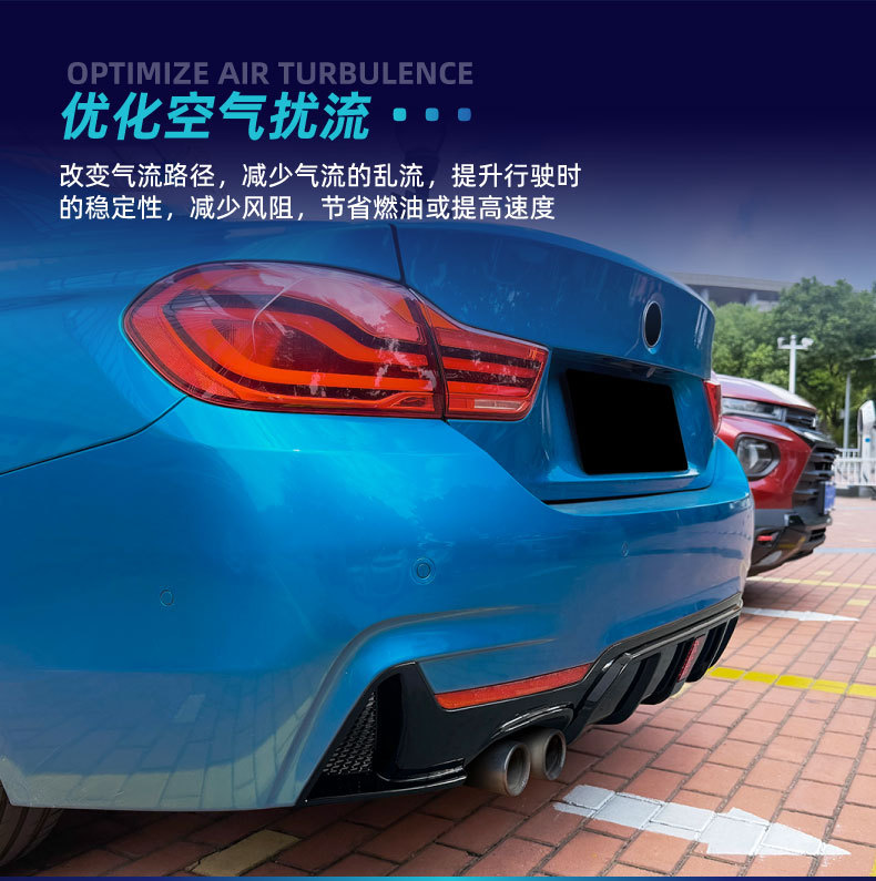 Suitable for Bmw 4 Series F32 F33 F36 m Sport 2014-2020 Mp Rear Lip Modification Parts