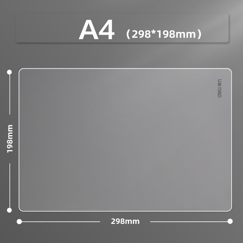 Juego de almohadilla de examen Deli a4 bolsa transparente con borde de tracción especial para examen de estudiante A3 examen de ingreso a la escuela secundaria examen de ingreso a la universidad conjunto de examen de posgrado